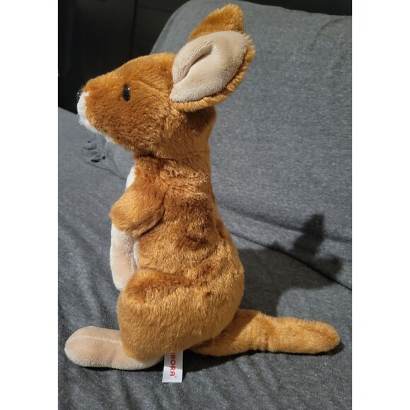 Aurora World Kangaroo Standing Tan Brown Plush Realistic Stuffed Animal Toy 12" - Picture 5 of 9